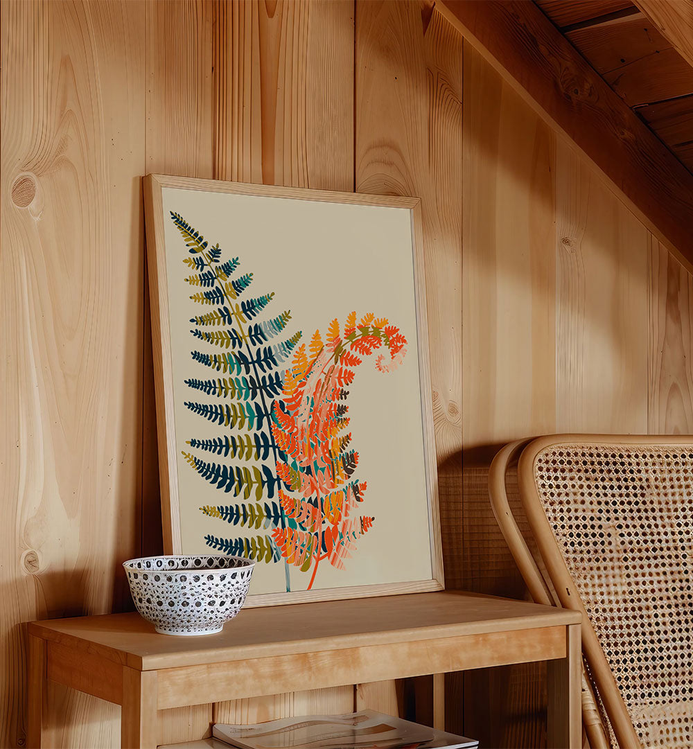 COLORFUL FERN FRONDS