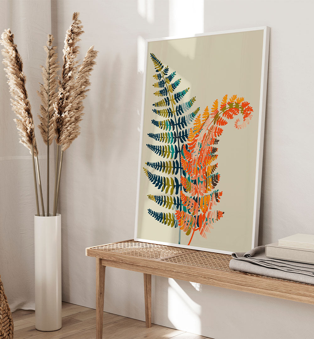 COLORFUL FERN FRONDS