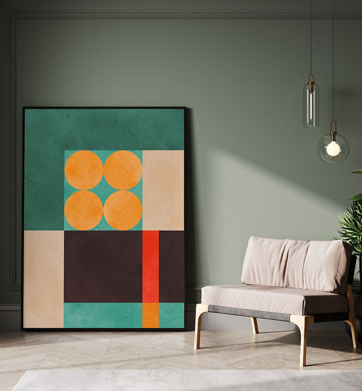 COLORFUL GEOMETRIC COMPOSITION VI , GEOMETRIC ART PRINTS