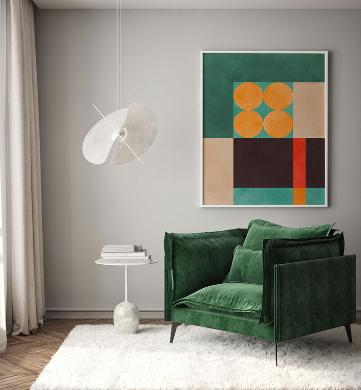 COLORFUL GEOMETRIC COMPOSITION VI , GEOMETRIC ART PRINTS