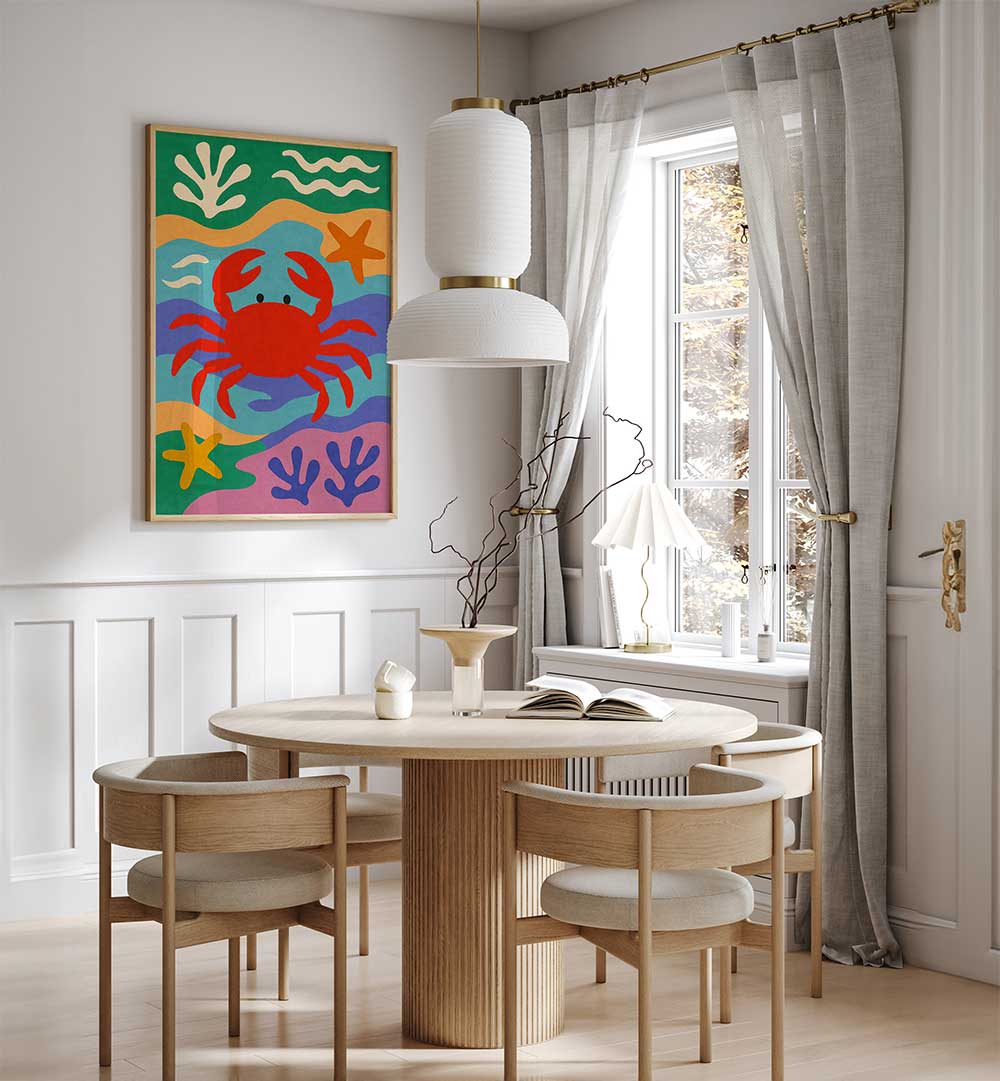 COLORFUL OCEAN LIFE , BEACH PAINTINGS