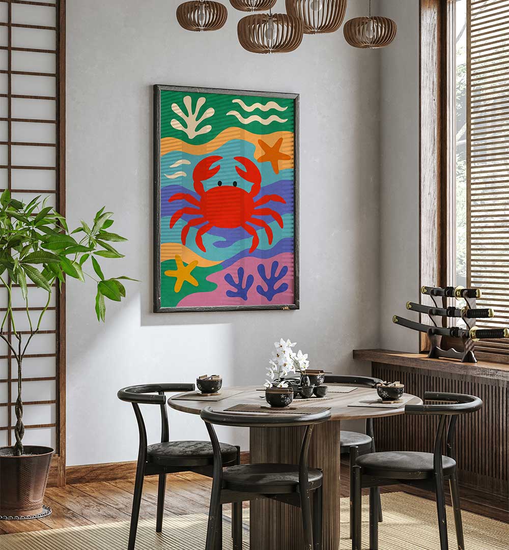 COLORFUL OCEAN LIFE , BEACH PAINTINGS