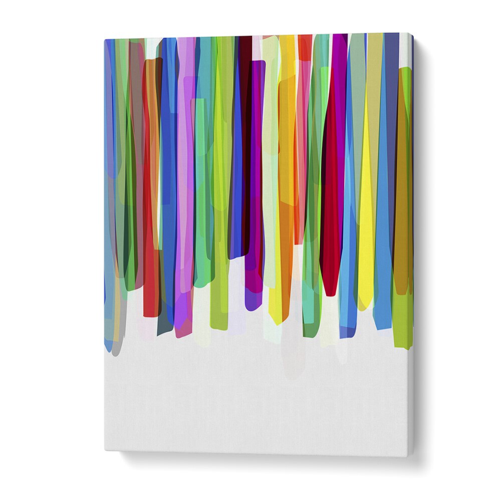 Colorful Stripes II By Mareike Bohmer Abstract Art Artwork in Gallery Wrap
