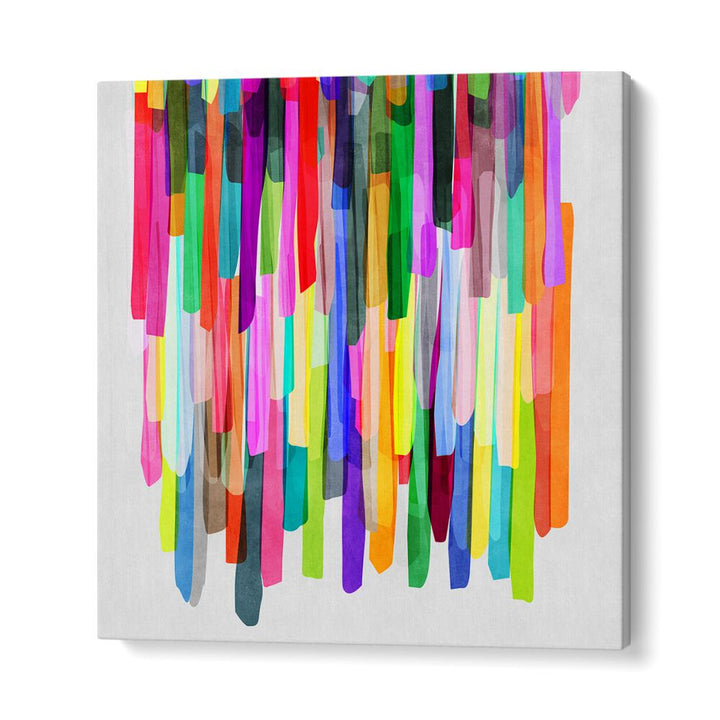 Colorful Stripes Iv By Mareike Bohmer Abstract Art Artwork in Gallery Wrap
