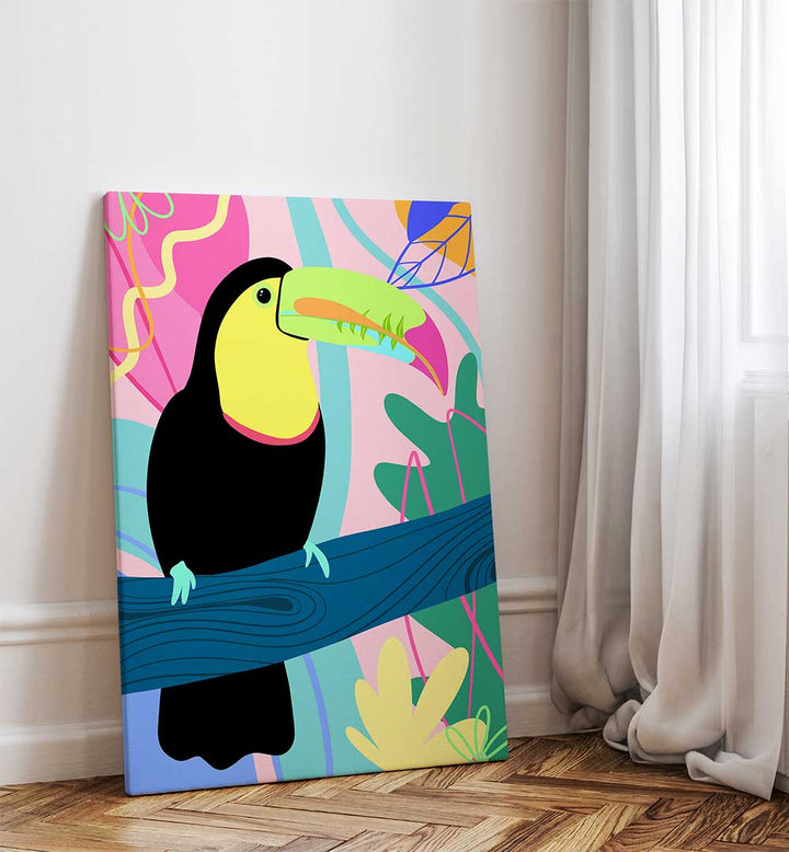 COLORFUL TOUCAN , KIDS ROOM PAINTINGS