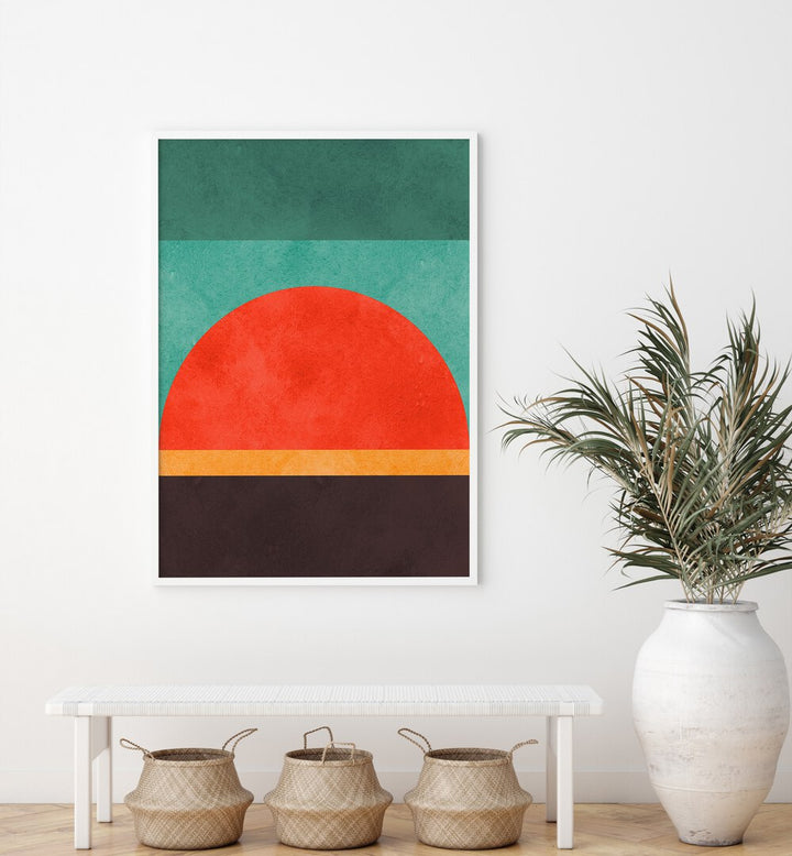 COLORFUL GEOMETRIC COMPOSITION I , GEOMETRIC ART PRINTS