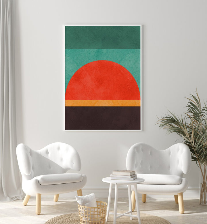 COLORFUL GEOMETRIC COMPOSITION I , GEOMETRIC ART PRINTS