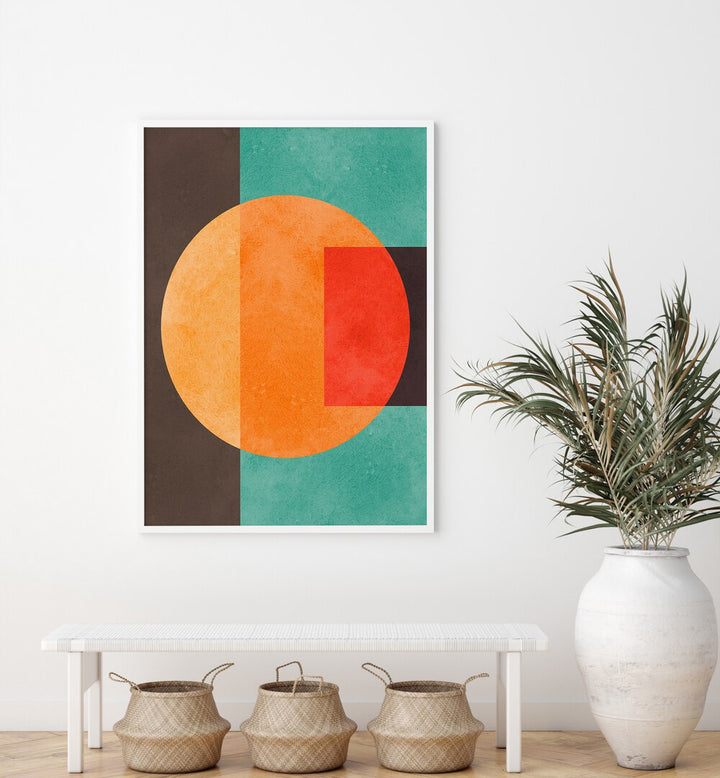 COLORFUL GEOMETRIC COMPOSITION III , GEOMETRIC ART PRINTS
