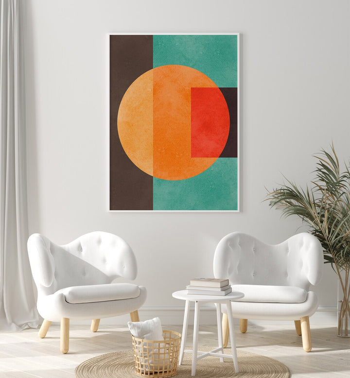 COLORFUL GEOMETRIC COMPOSITION III , GEOMETRIC ART PRINTS