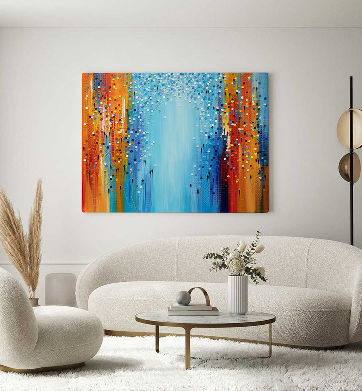 COLORS OF THE CITY MOOD , MODERN IMPRESSIONISM PAINTINGS