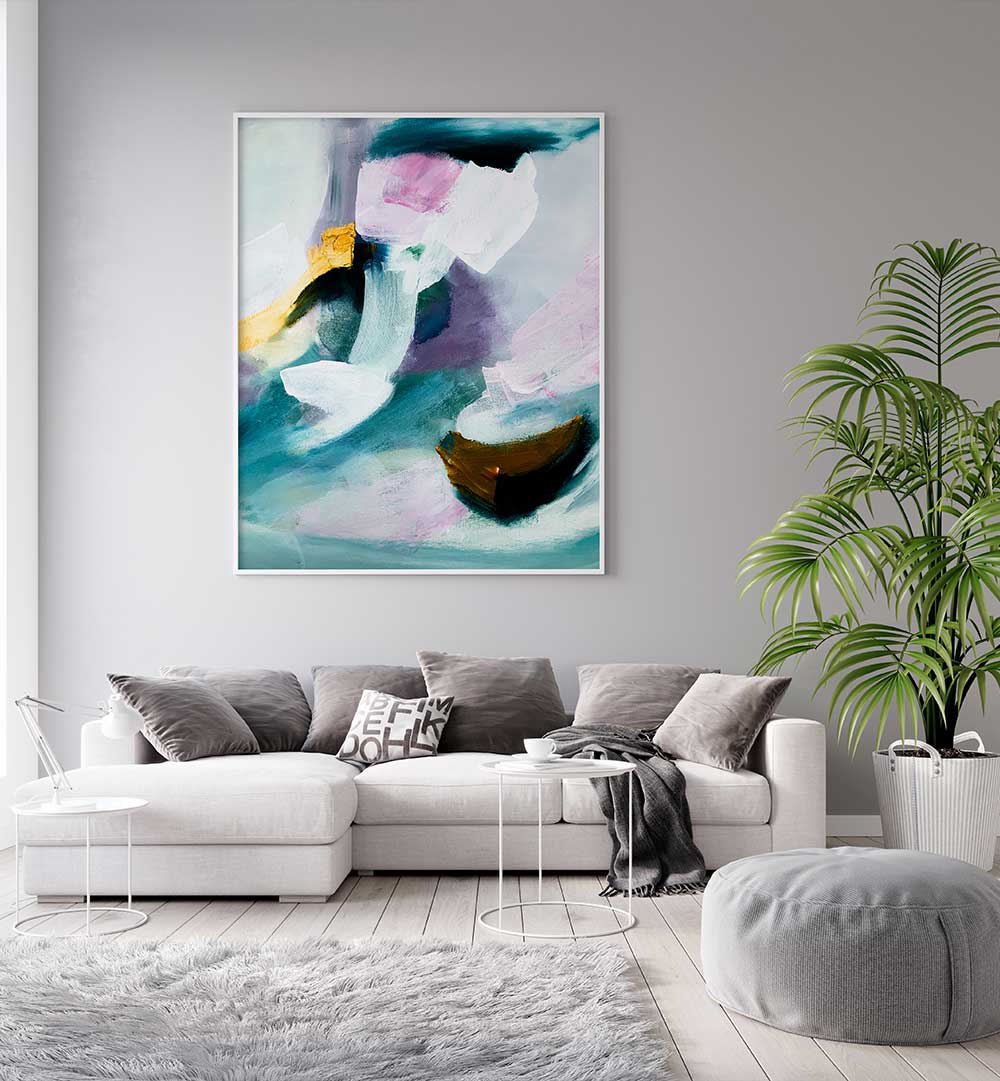 COLOUR ABSTRACT VIII , ABSTRACT PAINTINGS