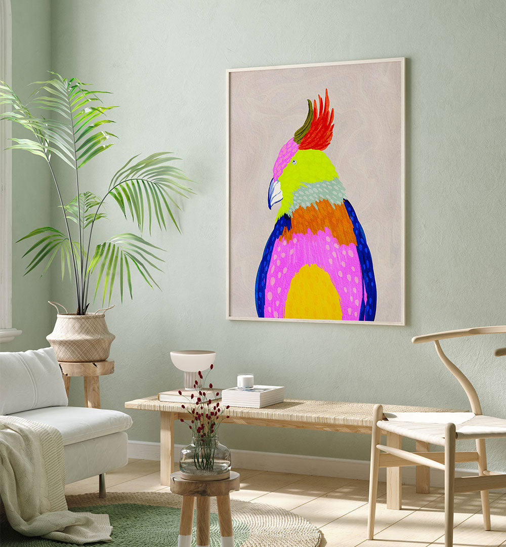 COLOURFUL TROPICAL PARROT