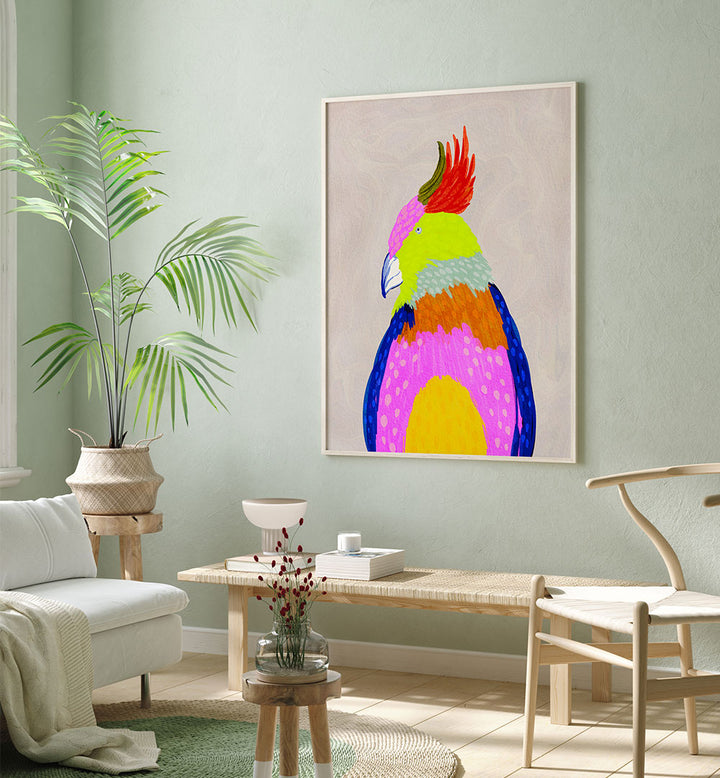COLOURFUL TROPICAL PARROT