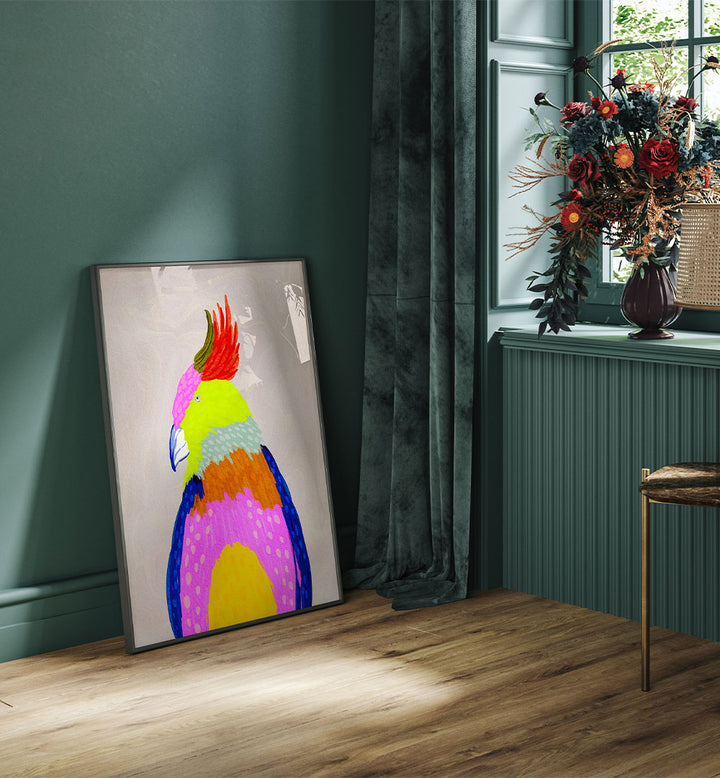 COLOURFUL TROPICAL PARROT