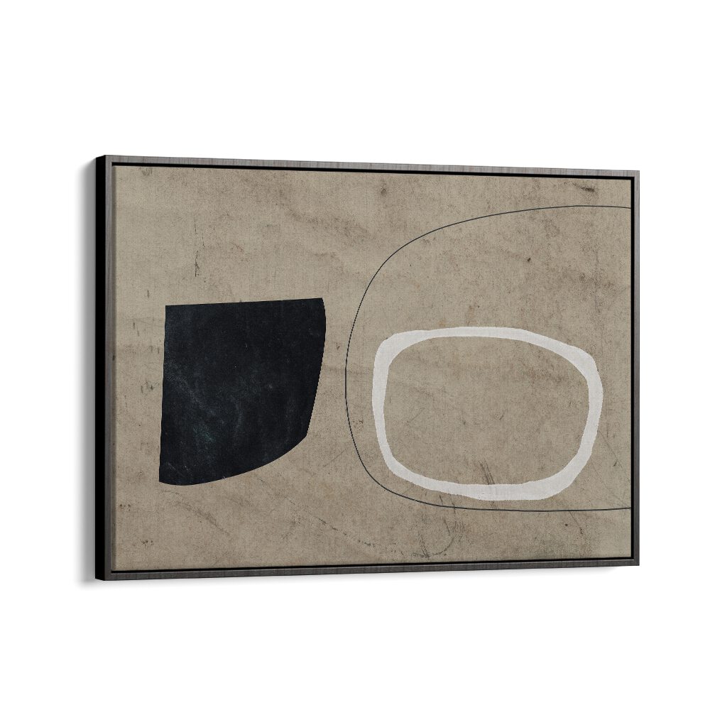 Comfort  By Dan Hob day Abstract Art Artwork in Black Floater Frame
