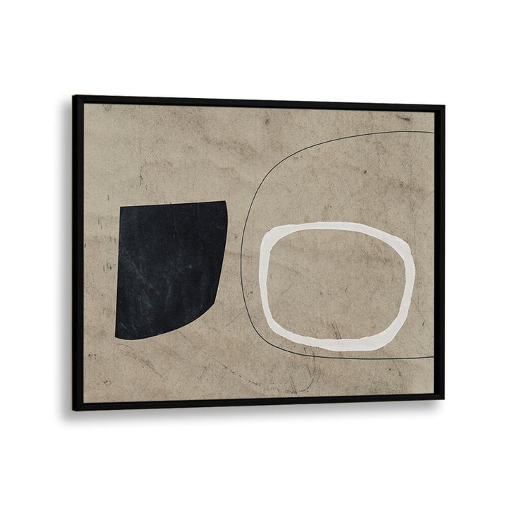 Comfort By Dan Hob day Abstract Art Artwork in Black Plain Frame