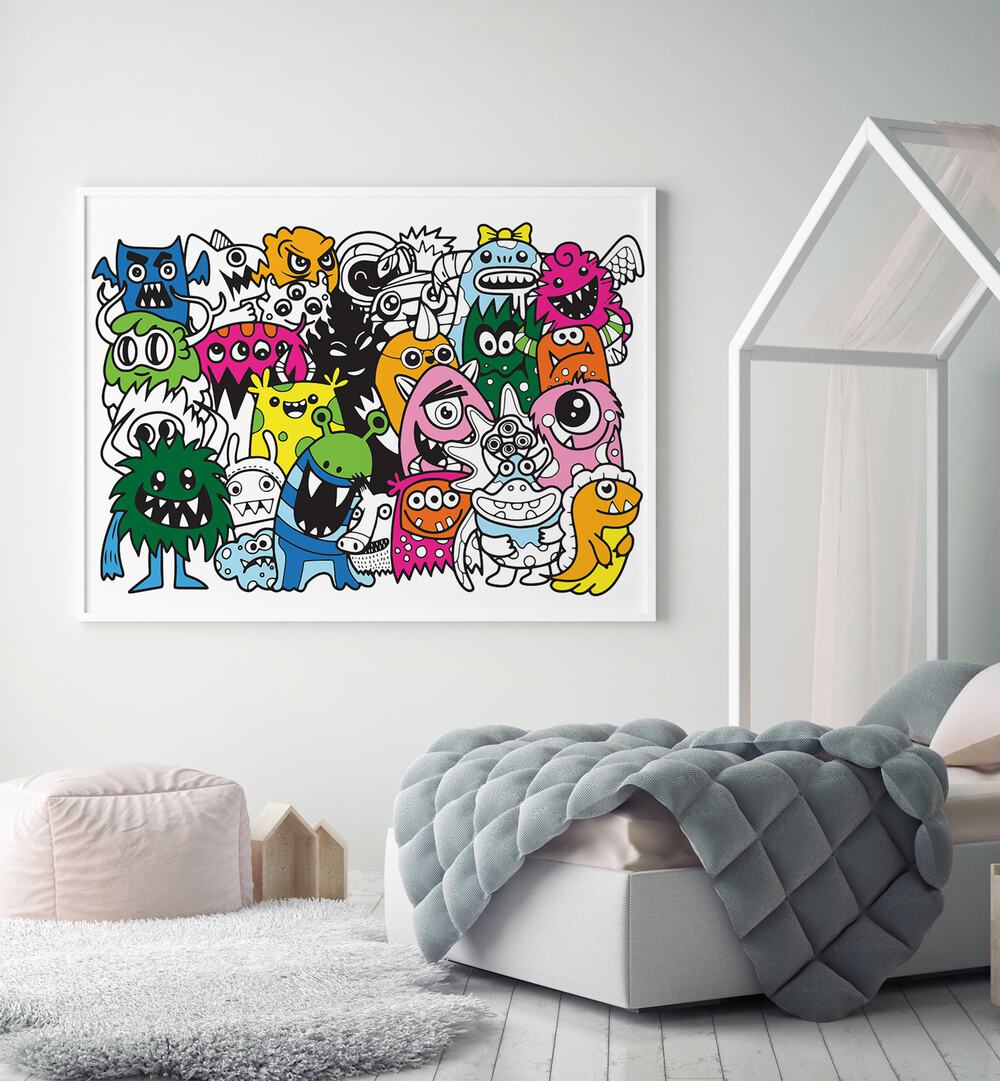 Vibrant COMICAL CREATIONS comic posters brighten any room, adding fun and creativity to your home decor.