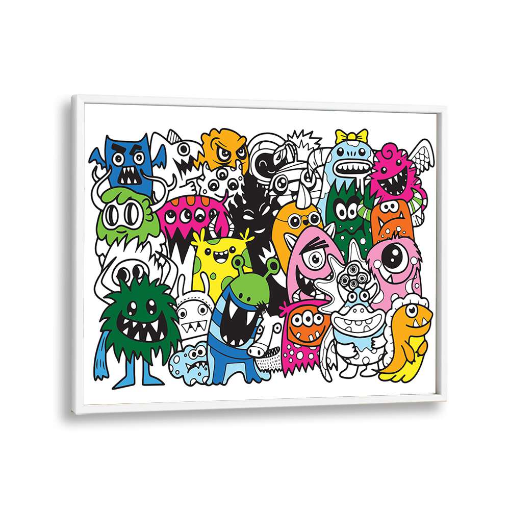 Brighten your space with COMICAL CREATIONS, COMIC POSTERS showcasing colorful, fun characters by Asianmonk.