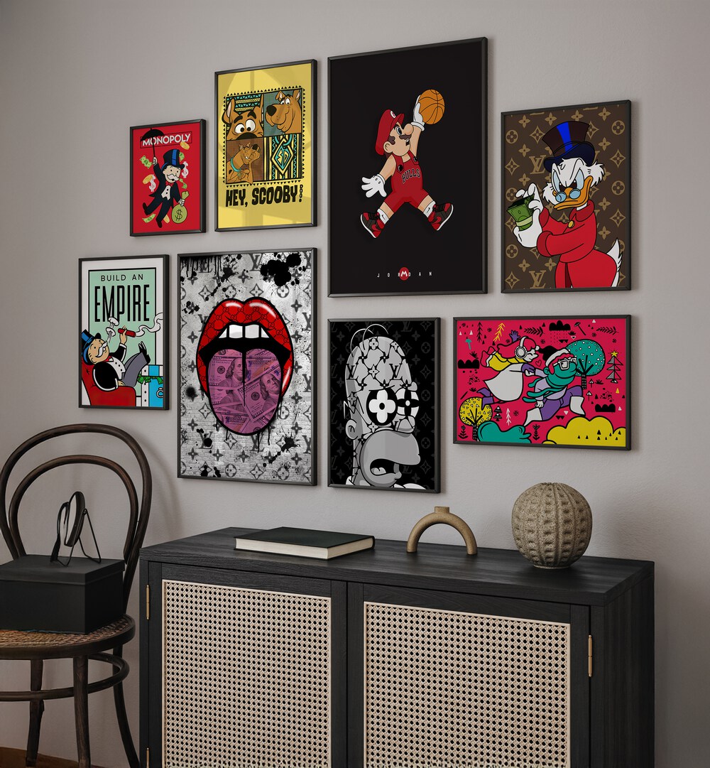 COMIC GALLERY WALL , GALLERY WALLS & SETS – Asianmonk