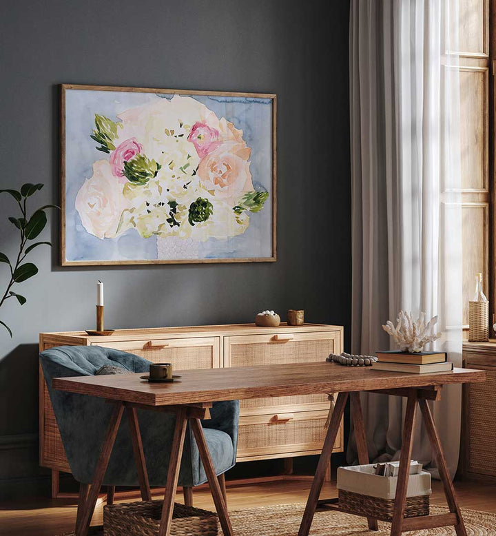 COMMISSION , FLORAL FLOWER PAINTINGS