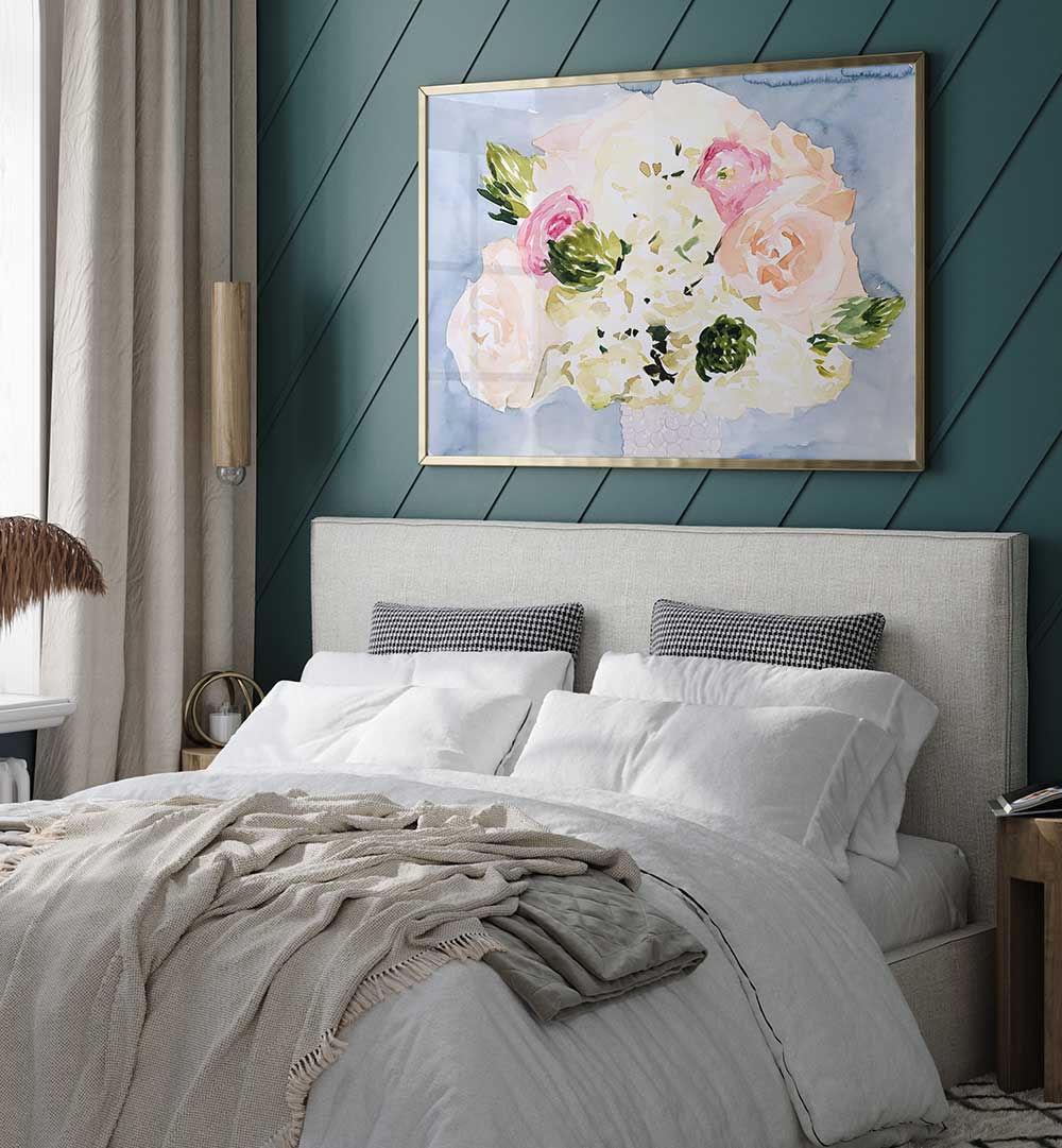 COMMISSION , FLORAL FLOWER PAINTINGS
