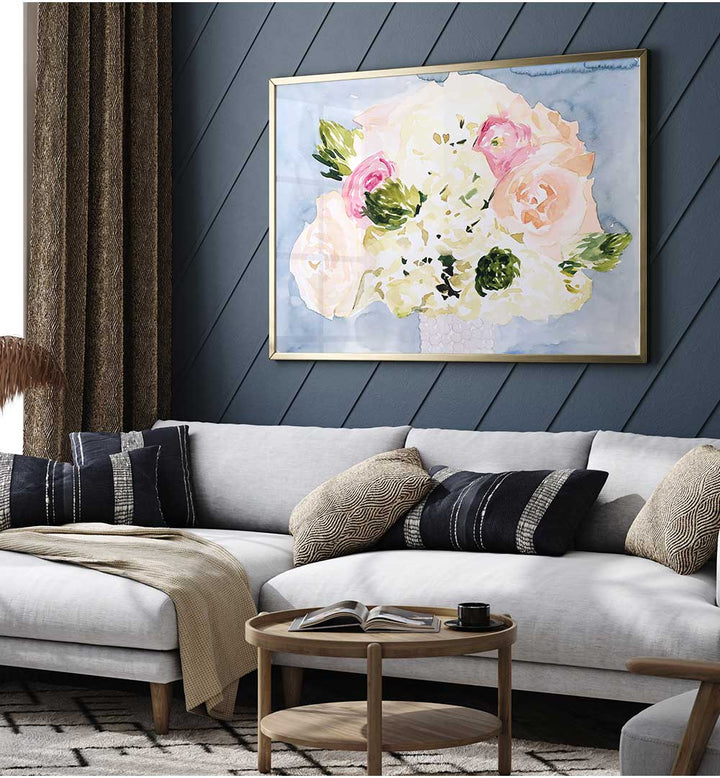 COMMISSION , FLORAL FLOWER PAINTINGS
