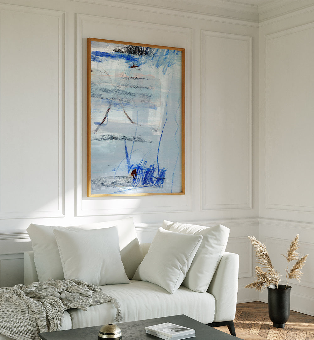COOL BLUE ABSTRACTION