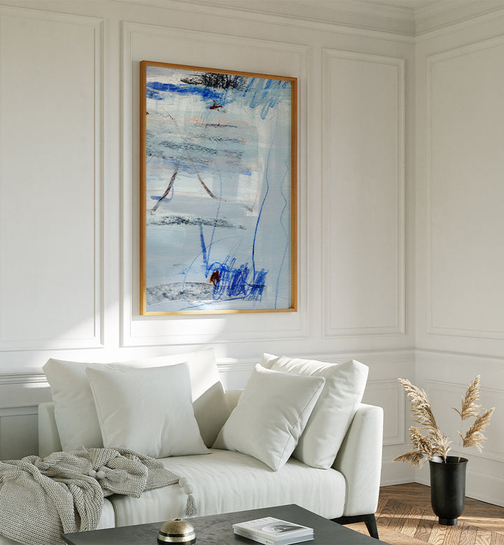 COOL BLUE ABSTRACTION