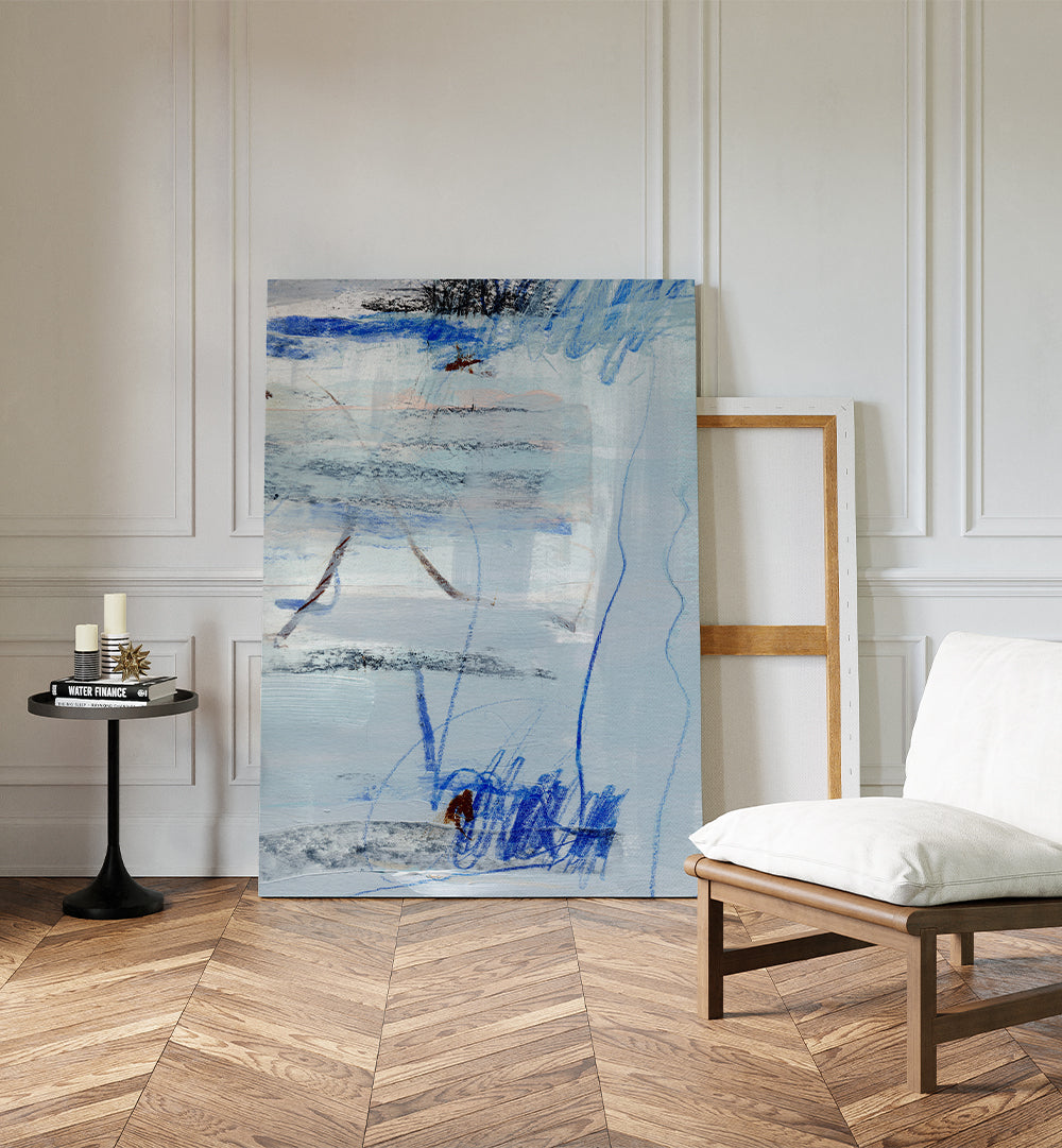 COOL BLUE ABSTRACTION