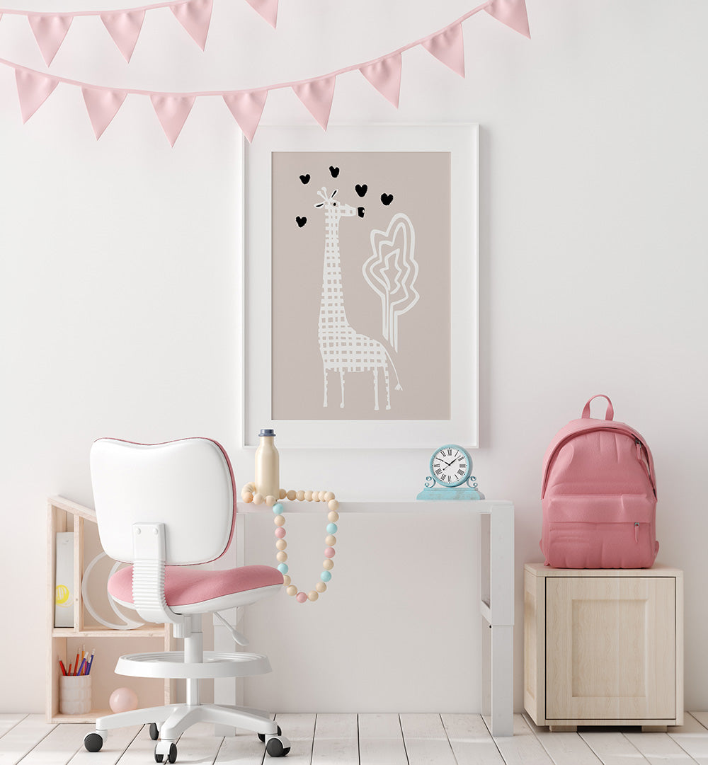 COOL GIRAFFE NEUTRAL COLORS