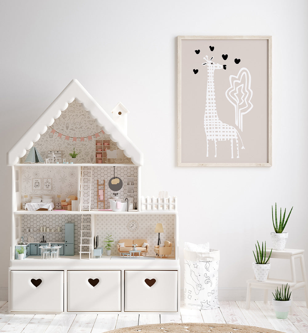 COOL GIRAFFE NEUTRAL COLORS