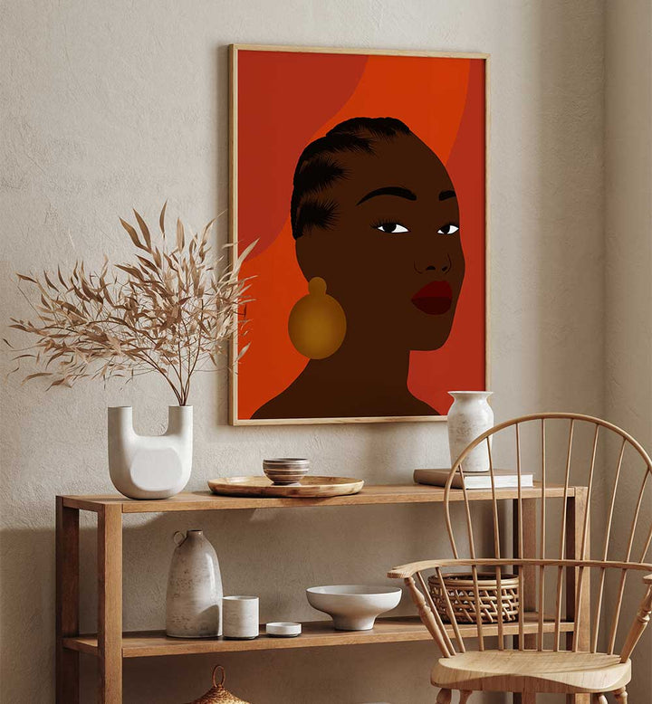 CORNROWS , AFRICAN ART PAINTINGS