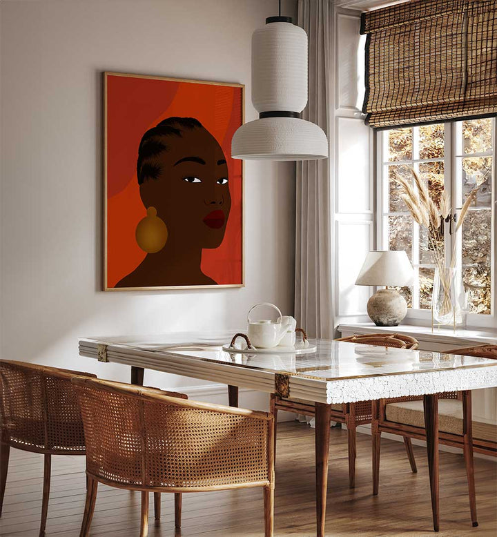 CORNROWS , AFRICAN ART PAINTINGS