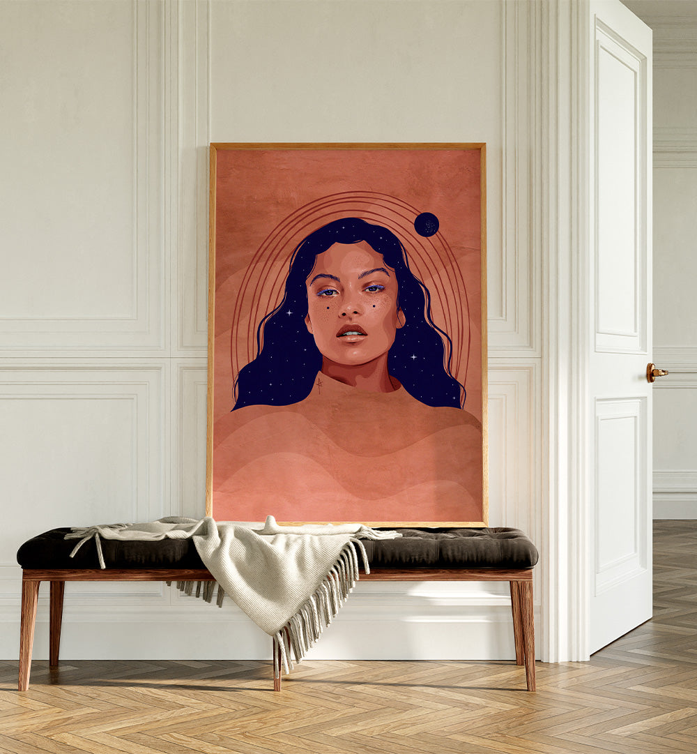 COSMIC WOMAN PORTRAIT
