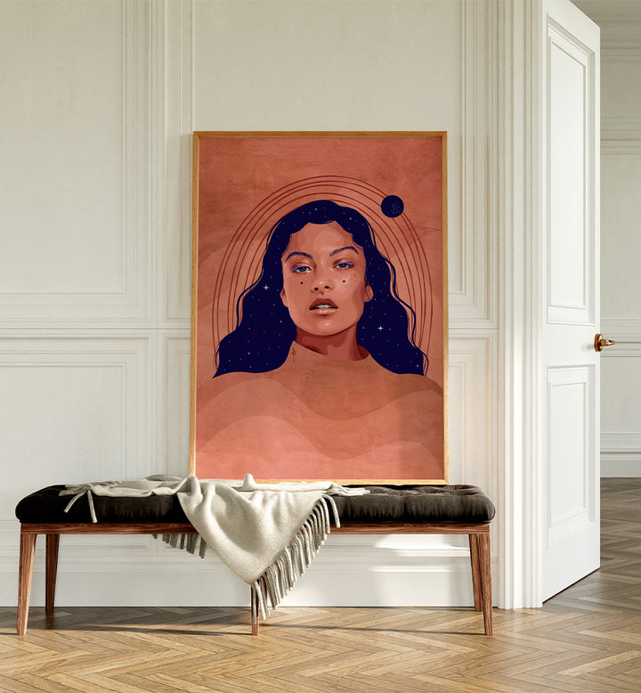 COSMIC WOMAN PORTRAIT
