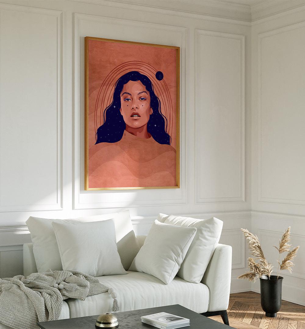COSMIC WOMAN PORTRAIT