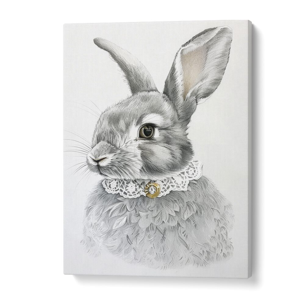 Courtier Bun Kids Art Artwork in Gallery Wrap
