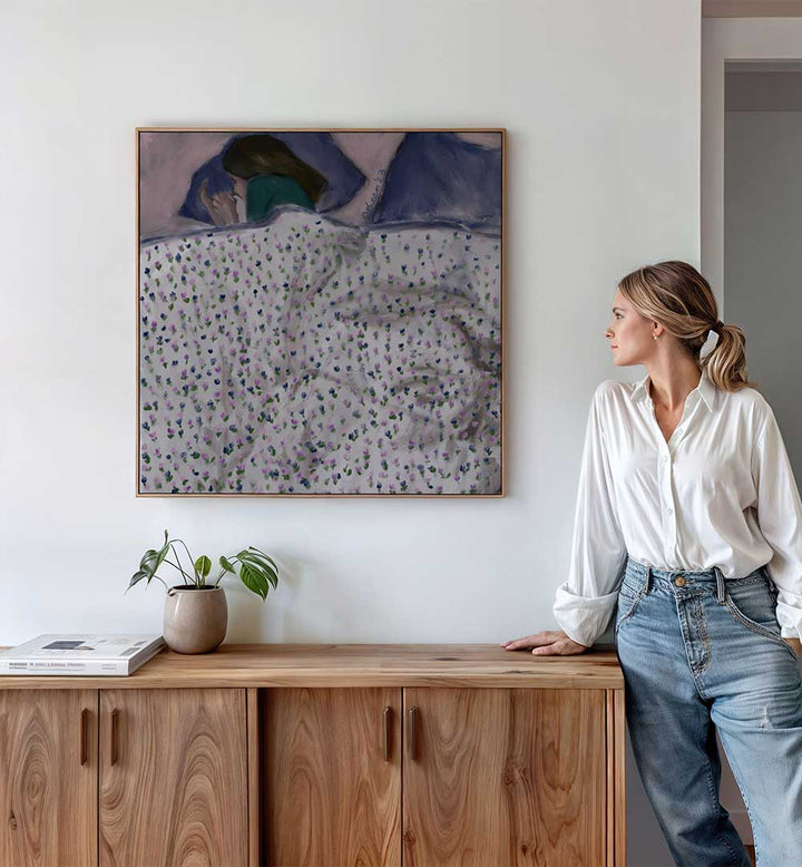 COZY IN MY BED , PORTRAITS & FIGURATIVE ILLUSTRATIONS