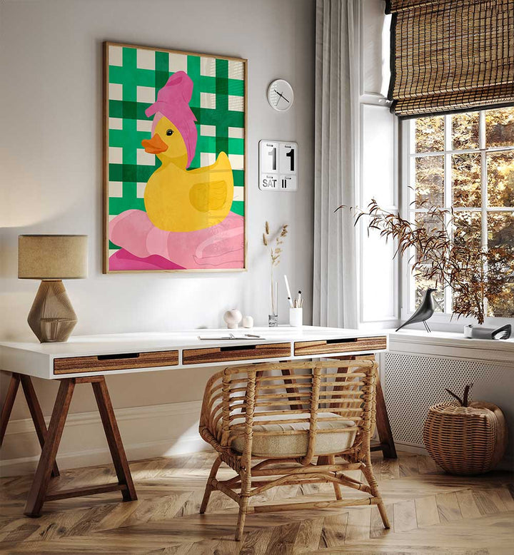 COZY RUBBER DUCK , KIDS ROOM PAINTINGS