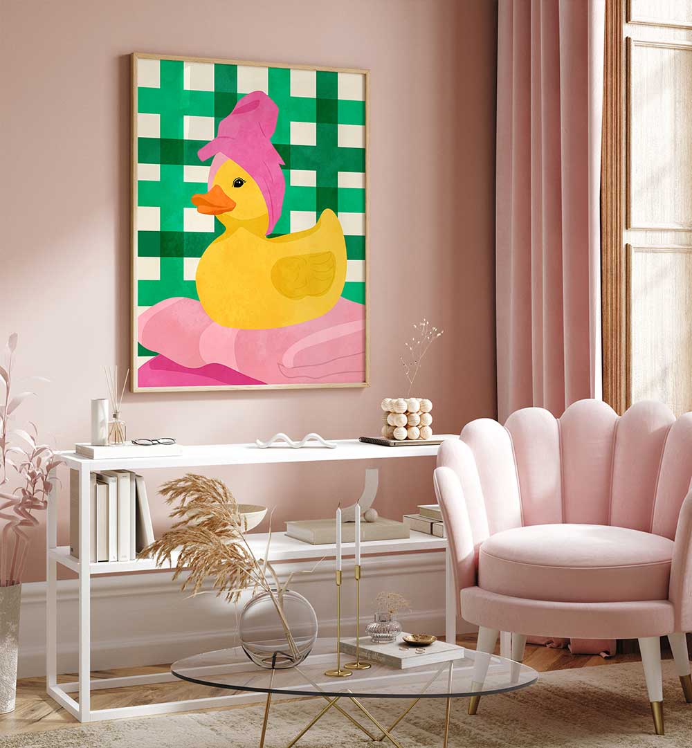 COZY RUBBER DUCK , KIDS ROOM PAINTINGS