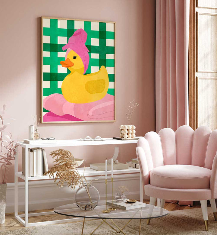 COZY RUBBER DUCK , KIDS ROOM PAINTINGS
