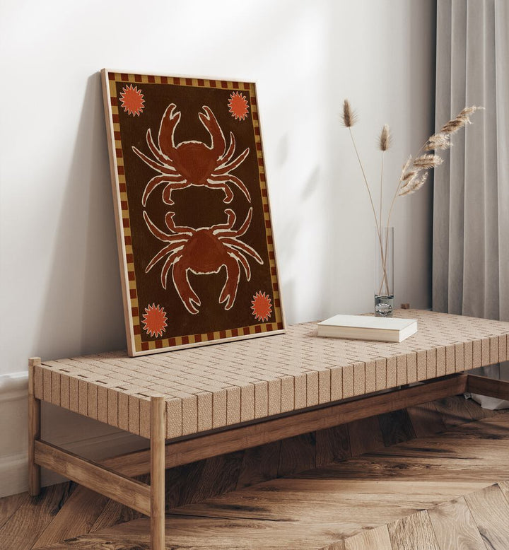 Transform your space with the CRAB MIRROR DANCE, BAR & CAFE ART, a striking decor piece for any room.