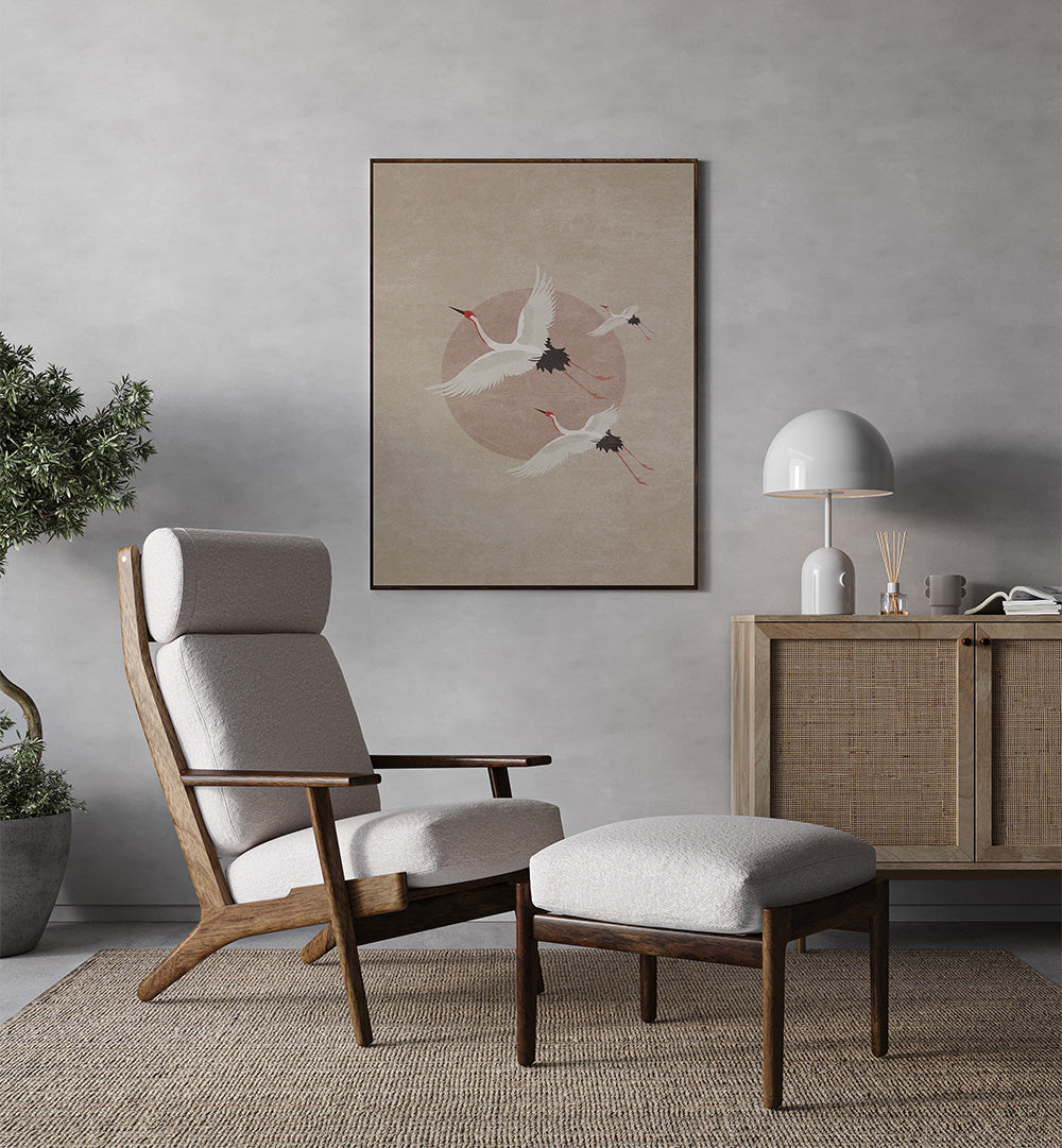 CRANES IN FLIGHT