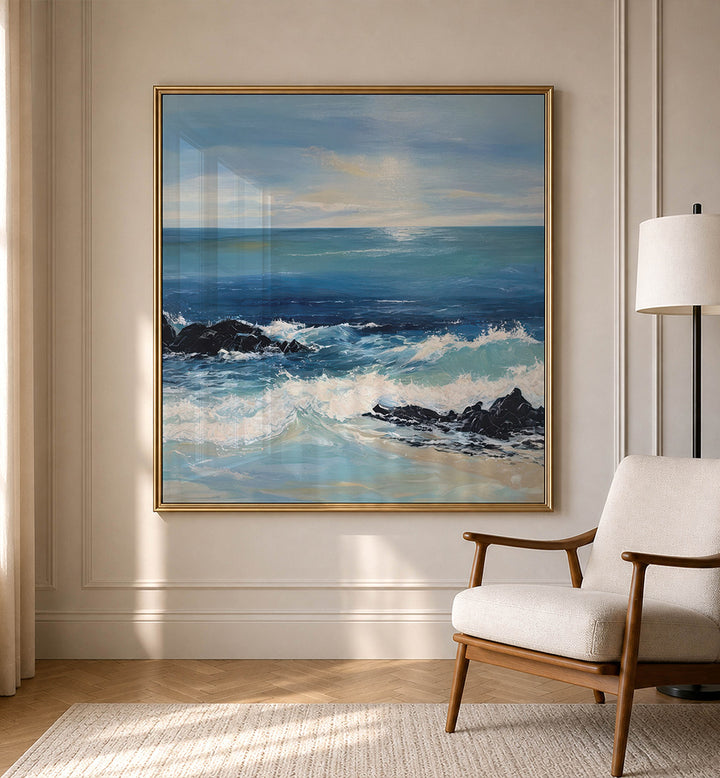CRASHING OCEAN WAVES