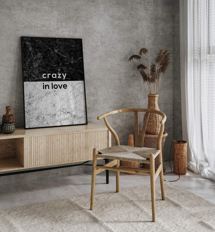 CRAZY IN LOVE QUOTE BY ORARA STUDIO , QUOTES POSTERS , WALL ART PRINTS