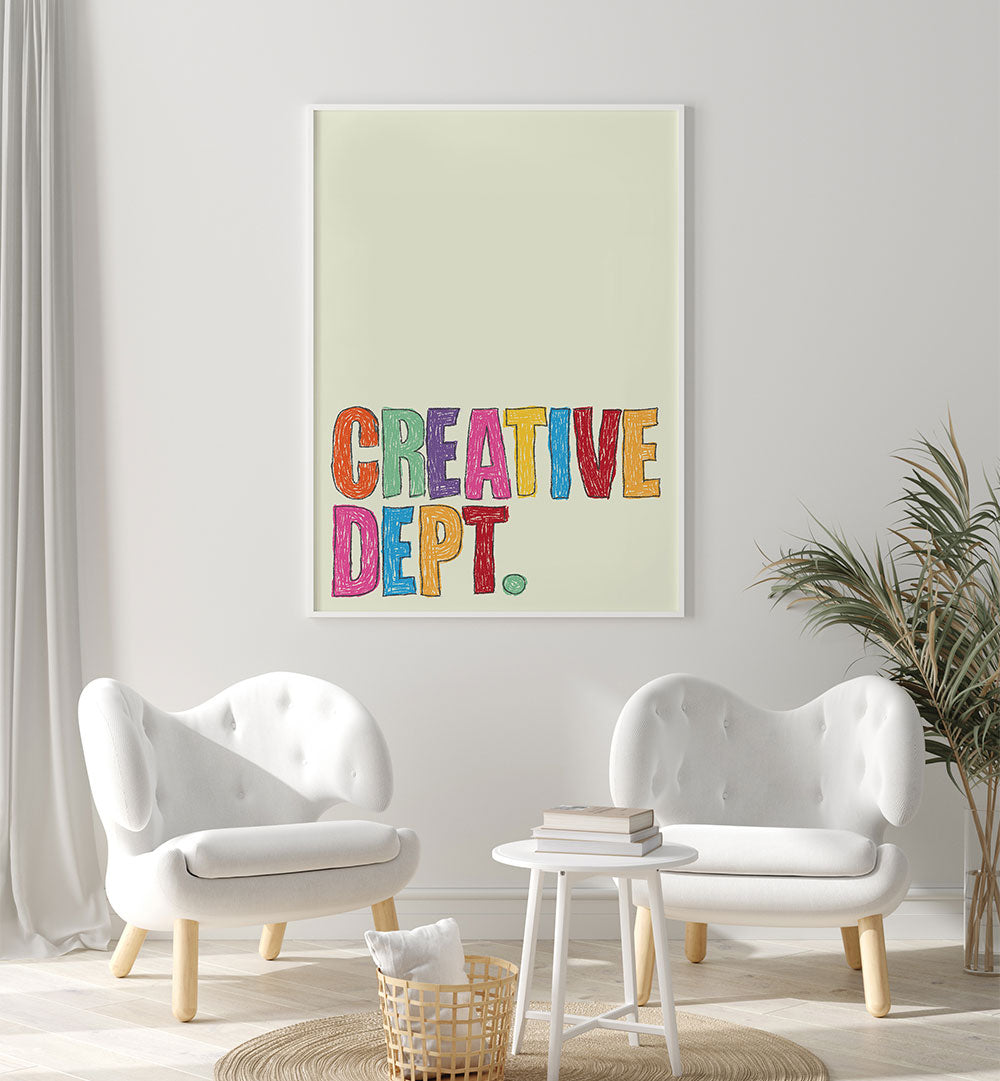 CREATIVE DEPT , QUOTES & TYPOGRAPHY POSTERS