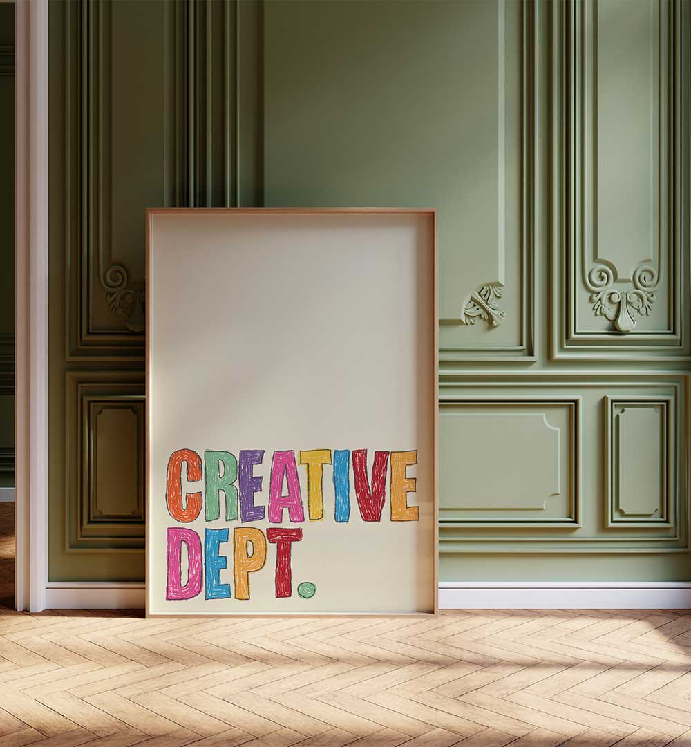 CREATIVE DEPT , QUOTES & TYPOGRAPHY POSTERS
