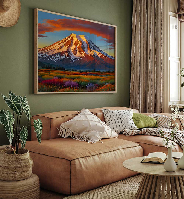 CRIMSON CLOUD , LANDSCAPE PAINTINGS