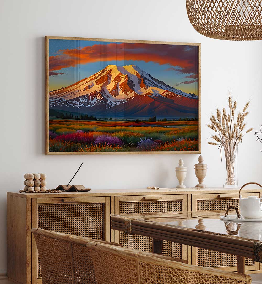 CRIMSON CLOUD , LANDSCAPE PAINTINGS