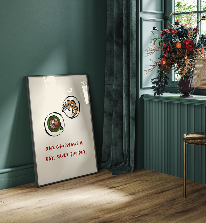 CROISSANT SAVES THE DAY , BAR & CAFE ART